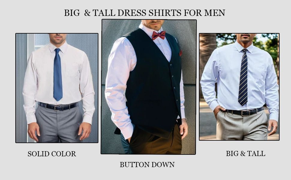 Qué opciones de camisería Big & Tall hay en México para caballeros