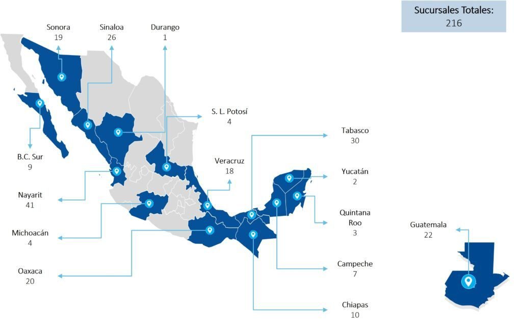 Qué sucursales tiene Montepio Luz Saviñón en México 3 Qué sucursales tiene Montepio Luz Saviñón en México
